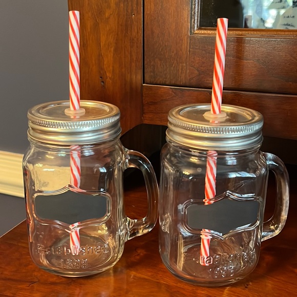 Source Unknown Dining Mason Jar Mug Set Poshmark